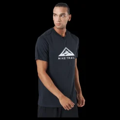 New Nike Dri-fit Trail Running T-s Black Svart