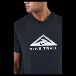 New Nike Dri-fit Trail Running T-s Black Svart