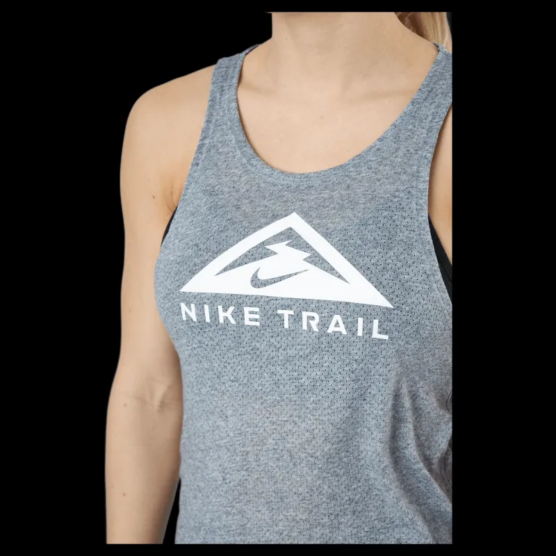 Hot Nike Dri-fit Women's Trail Run Dk Grey Heather/white Grå