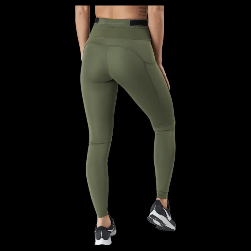 Hot Nike Epic Luxe Women's Mid-ris Medium Olive/black/black Grön