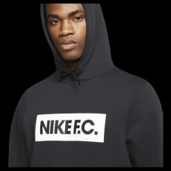 Nike F.C. FLC Hoodie Black Svart Discount