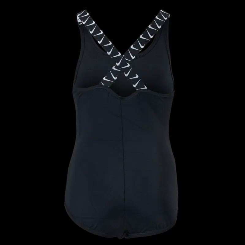Nike Swim Nike Logo Tape Crossback One P Black Svart Clearance