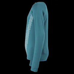 Best Nike Swim Nike Matrix Swoosh Long Sleeve Bright Spruce Blå