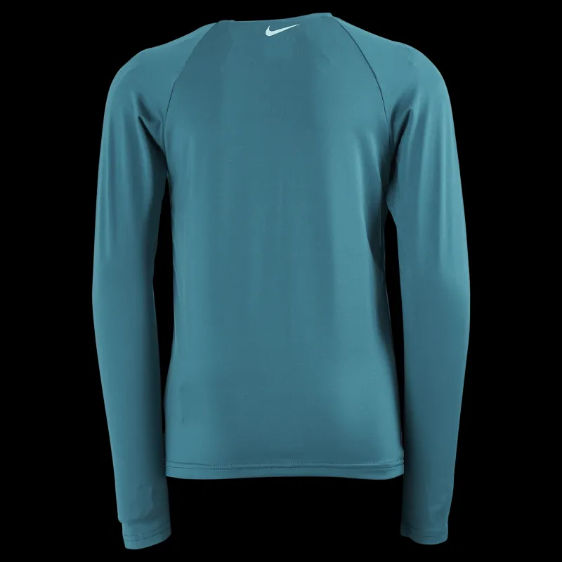Best Nike Swim Nike Matrix Swoosh Long Sleeve Bright Spruce Blå