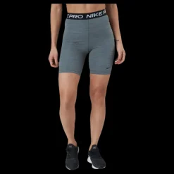 Hot Nike Pro 365 Women's High-Rise 7" Shorts SMOKE GREY/HTR/BLACK/BLACK Grå