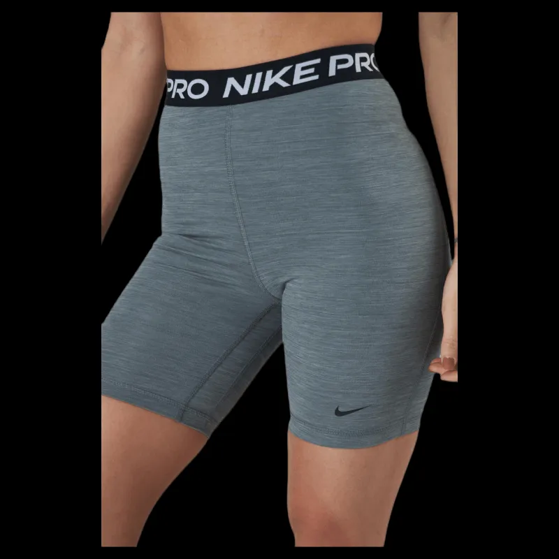 Hot Nike Pro 365 Women's High-Rise 7" Shorts SMOKE GREY/HTR/BLACK/BLACK Grå