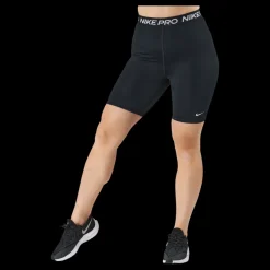 Nike Pro 365 Women's High-Rise 7" Shorts BLACK/WHITE Svart New