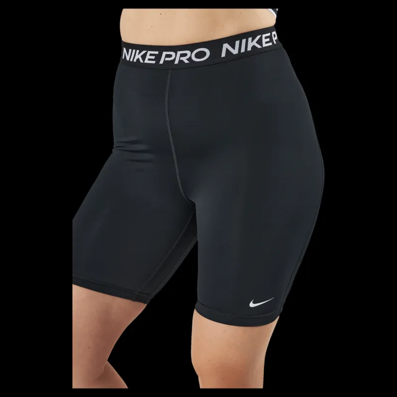Nike Pro 365 Women's High-Rise 7" Shorts BLACK/WHITE Svart New