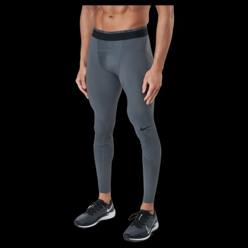 Nike Pro Dri-fit Adv Recovery Iron Grey/black/black Grå Outlet