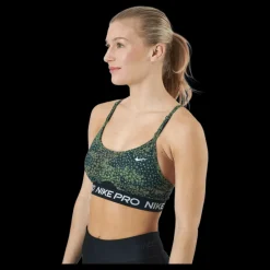 Nike Pro Dri-fit Indy Women's Treeline/black/black/white Svart och Vit Outlet