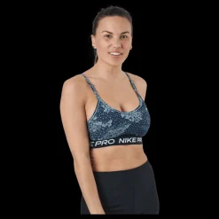 Sale Nike Pro Dri-fit Indy Women's Aviator Grey/black/black/white Svart, Grå och Vit