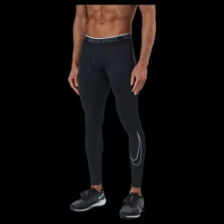 Hot Nike Pro Dri-FIT Men's Tights BLACK/WHITE Svart