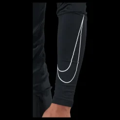 Outlet Nike Pro Dri-FIT Men's Tight Fit Long-Sleeve Top BLACK/WHITE Svart