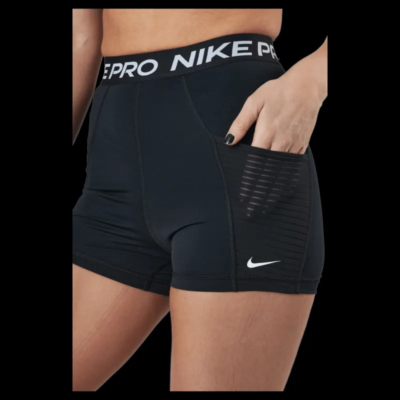 Online Nike Pro Dri-fit Women's 3" Hi Black/white Svart