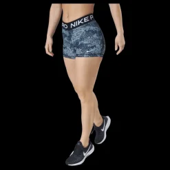 Best Nike Pro Dri-fit Women's 3" Pr Aviator Grey/black/white Svart, Grå och Vit
