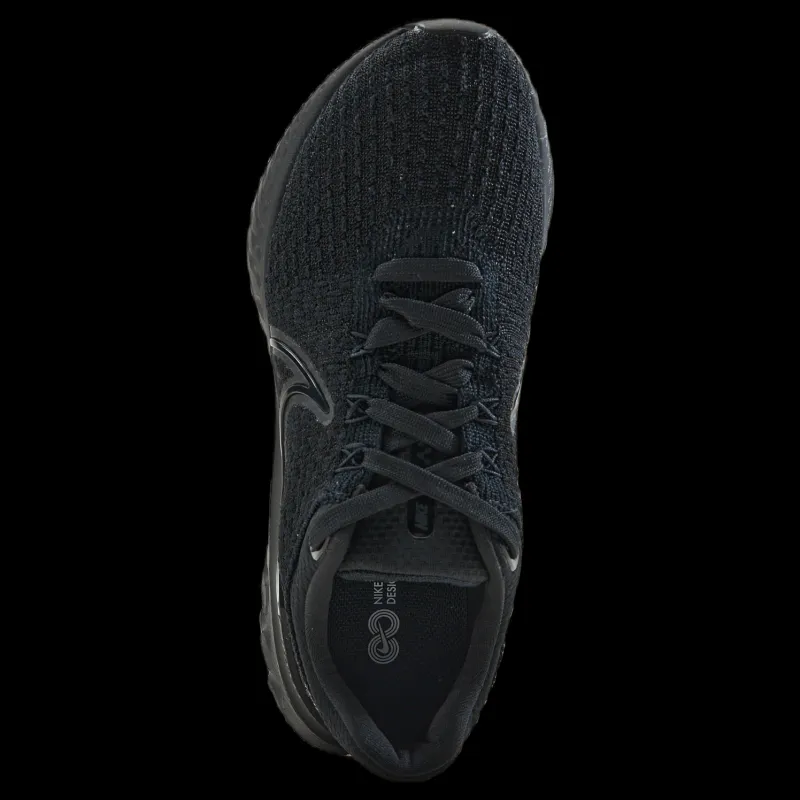 Nike React Infinity Run Flykni Black/black Svart
