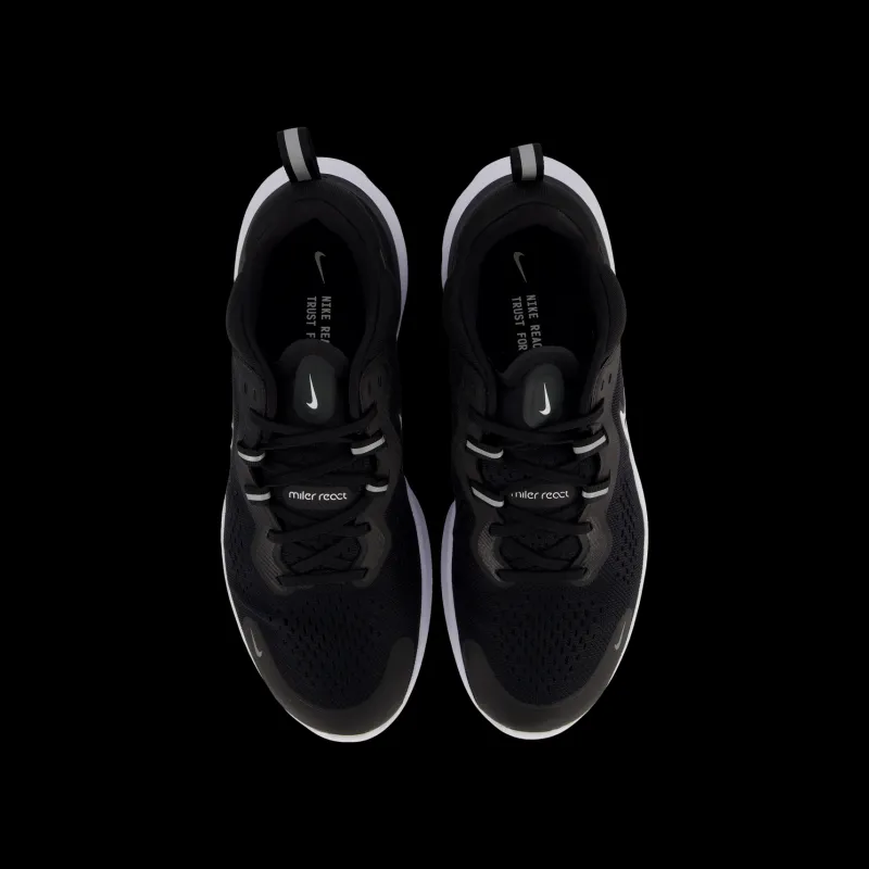 Nike React Miler 2 Black/smoke Grey/white Svart Online