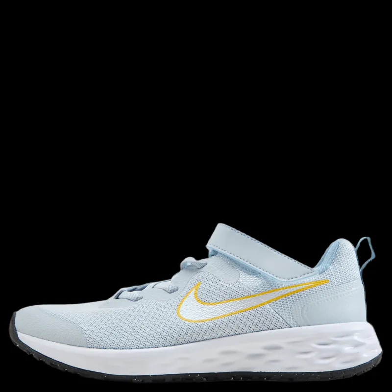 Best Nike Revolution 6 Little Kids' Aura/multi-color-worn Blue Blå