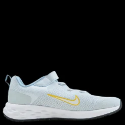 Best Nike Revolution 6 Little Kids' Aura/multi-color-worn Blue Blå