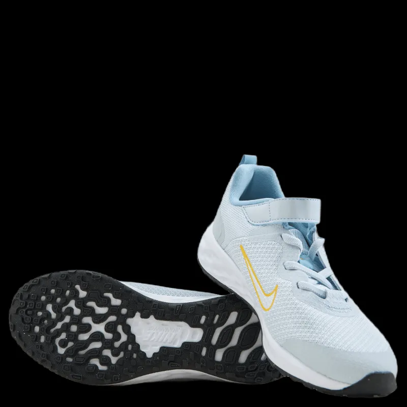 Best Nike Revolution 6 Little Kids' Aura/multi-color-worn Blue Blå