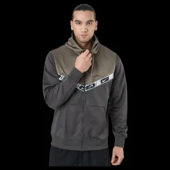 Best Nike Sportswear Men's Full-zip Medium Ash/olive Grey/white Grå