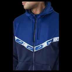 Nike Sportswear Men's Full-zip Blackened Blue/deep Royal Blue Blå