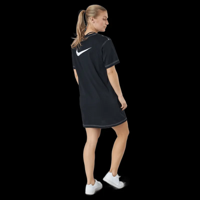 Nike Sportswear Swoosh Women's Black/black/white/white Svart Discount