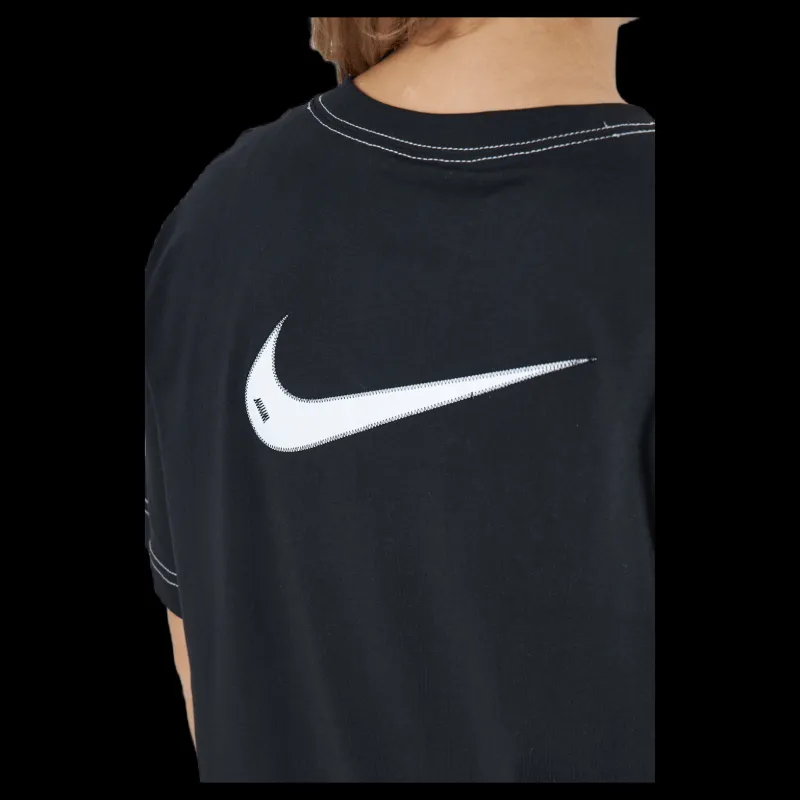 Nike Sportswear Swoosh Women's Black/black/white/white Svart Discount