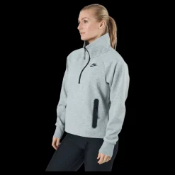 Nike Sportswear Tech Fleece Wo Dk Grey Heather/black Grå