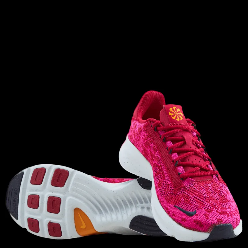 Discount Nike Superrep Go 3 Flyknit Wom Mystic Hibiscus/blackened Blue Röd