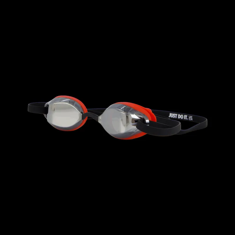 Discount Nike Swim Nike U Legacy Mirrored Goggle Red Black Svart och Röd