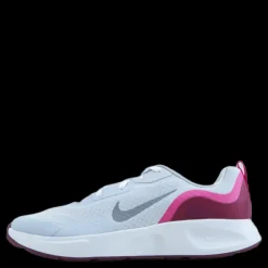Nike Wearallday Big Kids' Shoe Pure Platinum/smoke Grey-pink Blå Sale