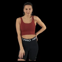 New Nike Yoga Luxe Crop Top Orange