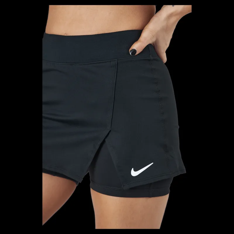 Nike Court Dri-FIT Victory Women's Tennis Skirt BLACK/WHITE Svart Outlet