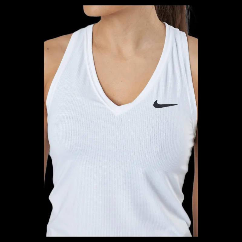 Best Nike Court Victory Women's Tennis Tank WHITE/BLACK Vit