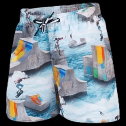 Discount Molo Niko Swim Shorts Blue Blå