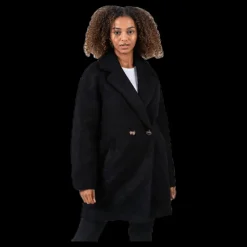 Hot Only Nina Celeste Wool Coat Black