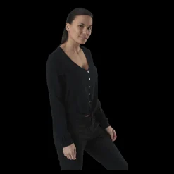 Sale Only Nina Life L/S Tie Shirt Wvn Black Svart