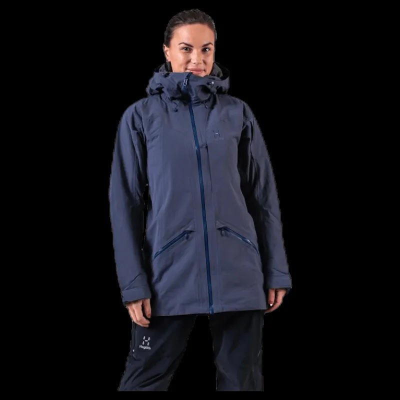 Hot Haglöfs Niva Insulated Parka Blue Blå