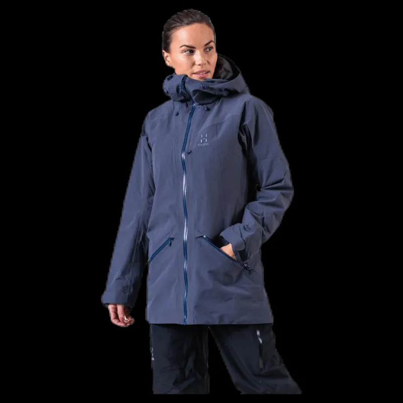 Hot Haglöfs Niva Insulated Parka Blue Blå