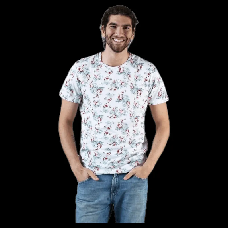 Hot Jack & Jones Nizzen Tee Ss Crew Neck White Vit