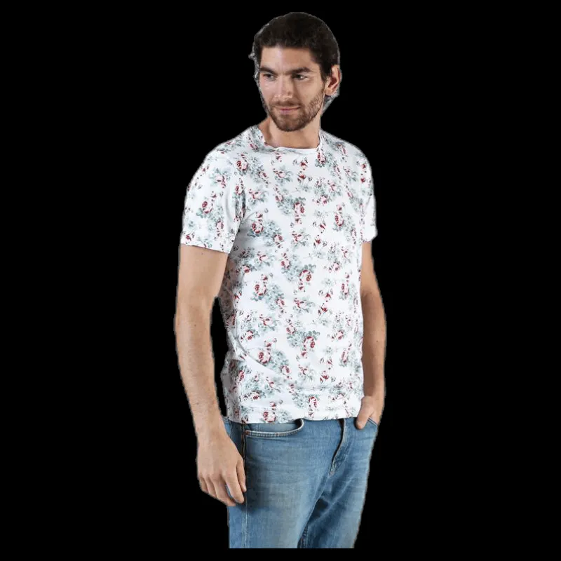 Hot Jack & Jones Nizzen Tee Ss Crew Neck White Vit