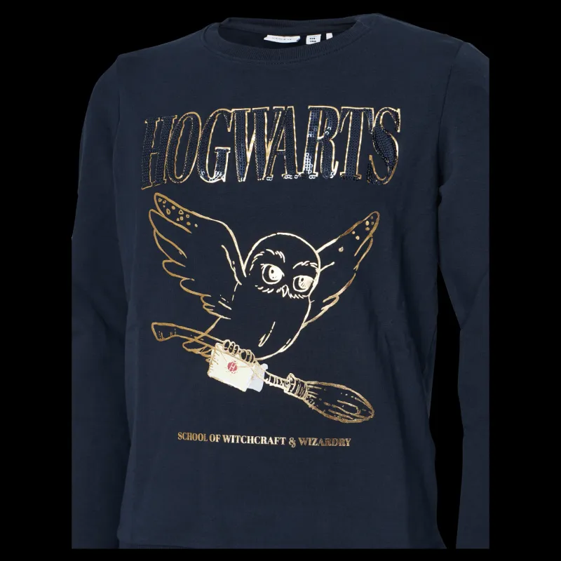 Name It Nkfharrypotter Axine Sweat Bru Dark Sapphire Blå Outlet