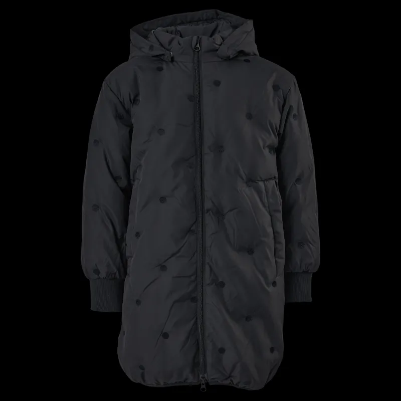 Outlet Name It Nkfmabel Long Down Jacket Black Svart