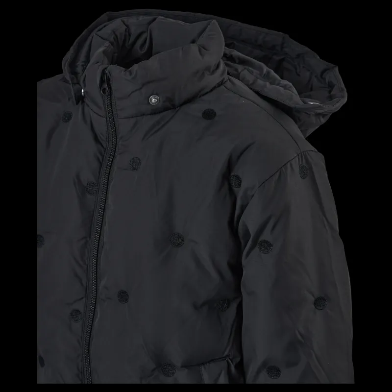 Outlet Name It Nkfmabel Long Down Jacket Black Svart