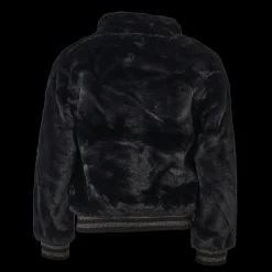 Name It Nkfmanette Faux Fur Bomber Jac Black Svart Clearance