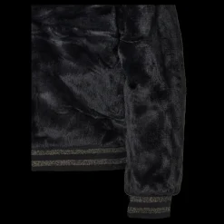 Name It Nkfmanette Faux Fur Bomber Jac Black Svart Clearance