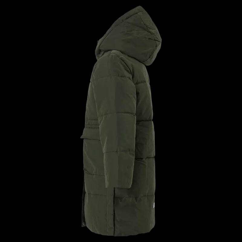 Name It Nkfmary Long Puffer Jacket Rosin Grå Hot