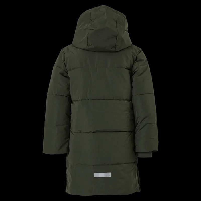 Name It Nkfmary Long Puffer Jacket Rosin Grå Hot