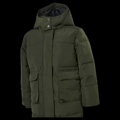 Name It Nkfmary Long Puffer Jacket Rosin Grå Hot